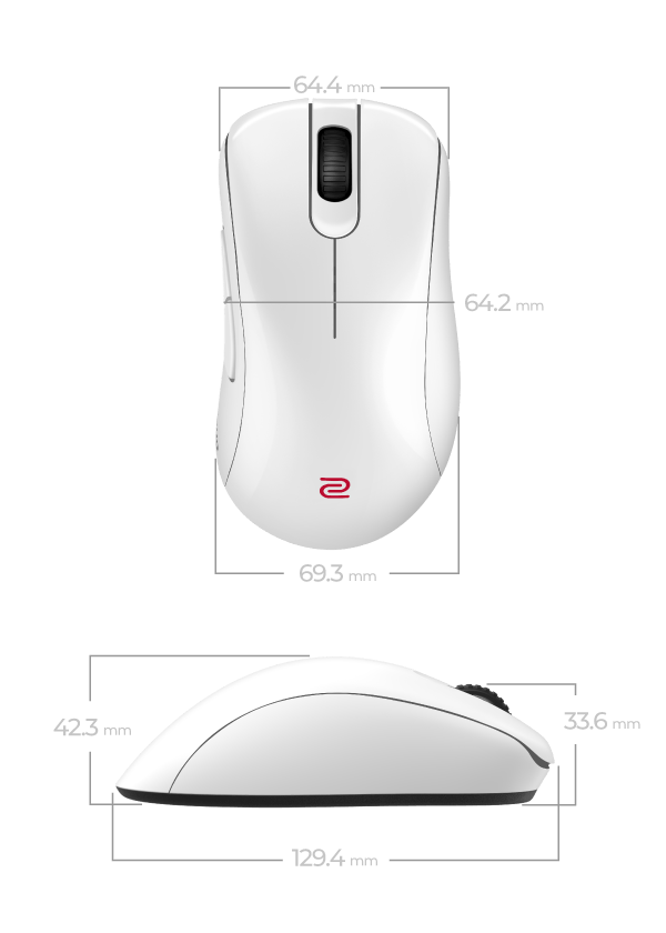 ZOWIE EC3-DW | 4K ワイヤレスゲーミングマウス for esports Glossy