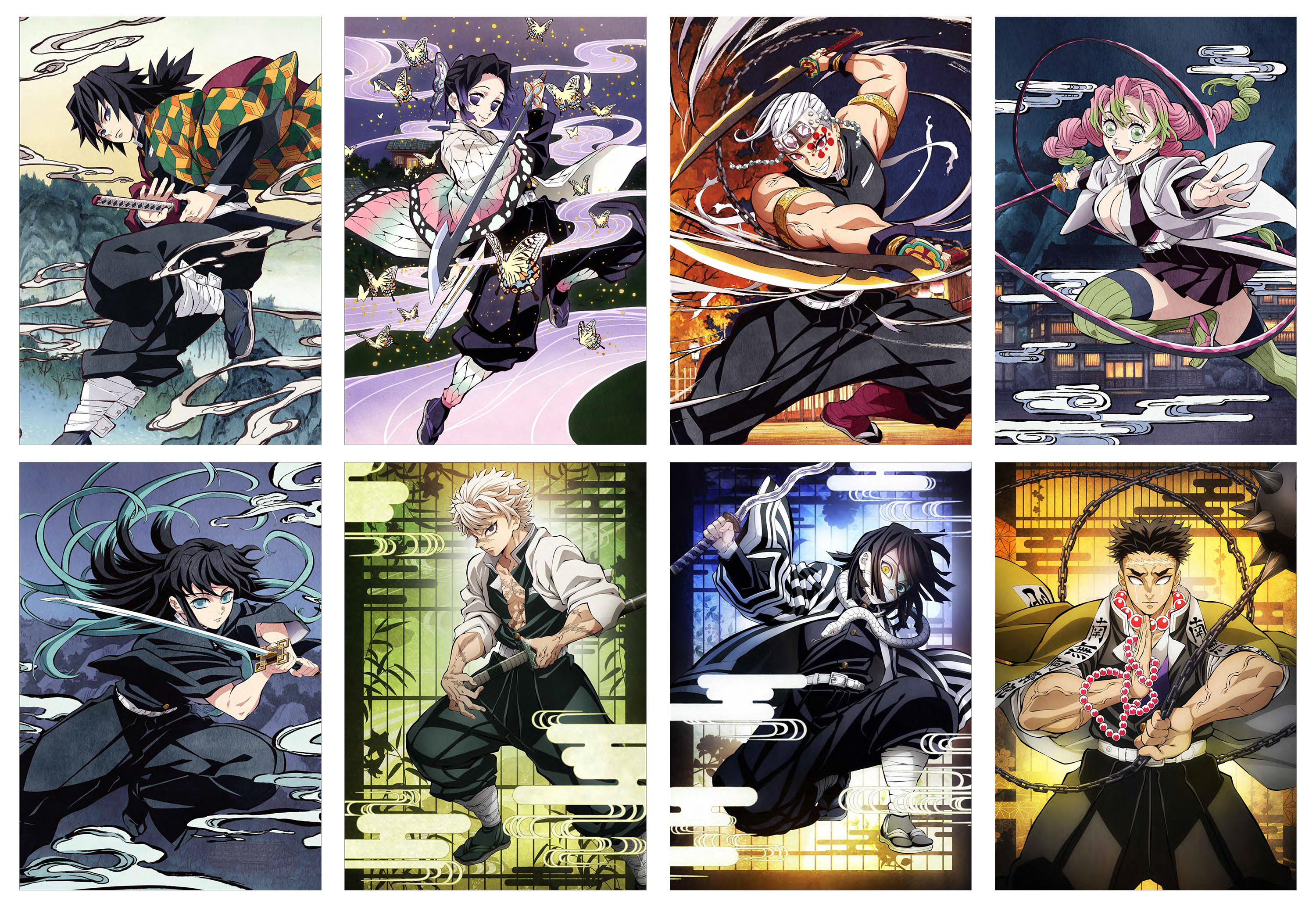 公*o様 鬼滅の刃 柱稽古編 BluRay ufotable特典 複製原画 コン 柱稽古