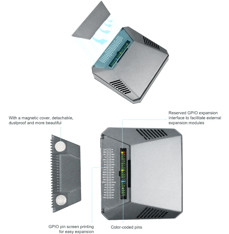 Argon One V2 Raspberry Pi 4 Aluminium Case - DFR0711