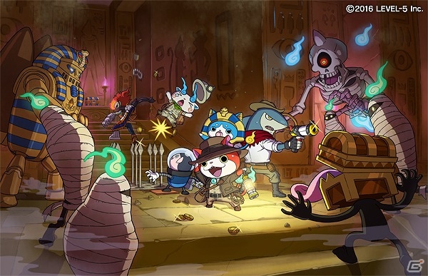 3DS「妖怪ウォッチ3 スシ／テンプラ／スキヤキ」“バスターズT”で活躍