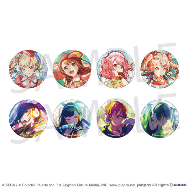 プロセカ」グリッター缶バッジ イベントイラストコレクション vol.33