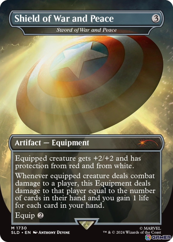 マジック：ザ・ギャザリング」にマーベルのキャプテン・アメリカや