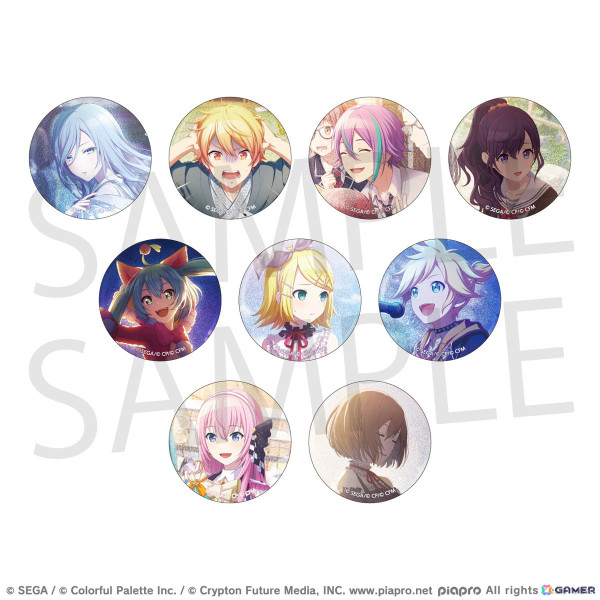 プロセカ」より「グリッター缶バッジ イベントイラストコレクション