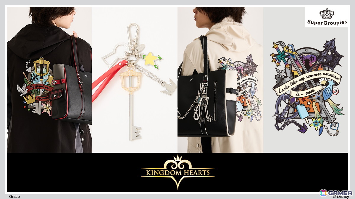 キングダム ハーツ」シリーズよりソラとロクサスの衣装や繋がりを繊細