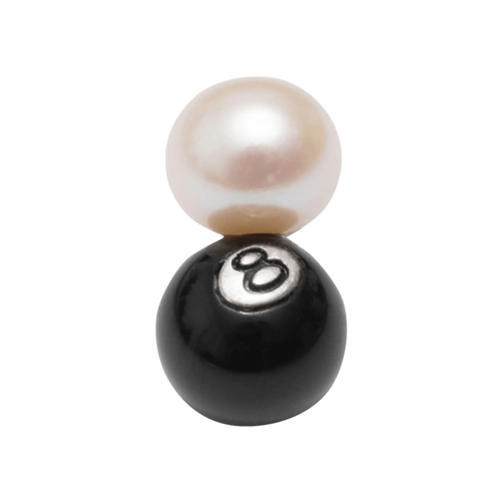 Stussy Spring 24 Jewelry 8 Ball Pearl