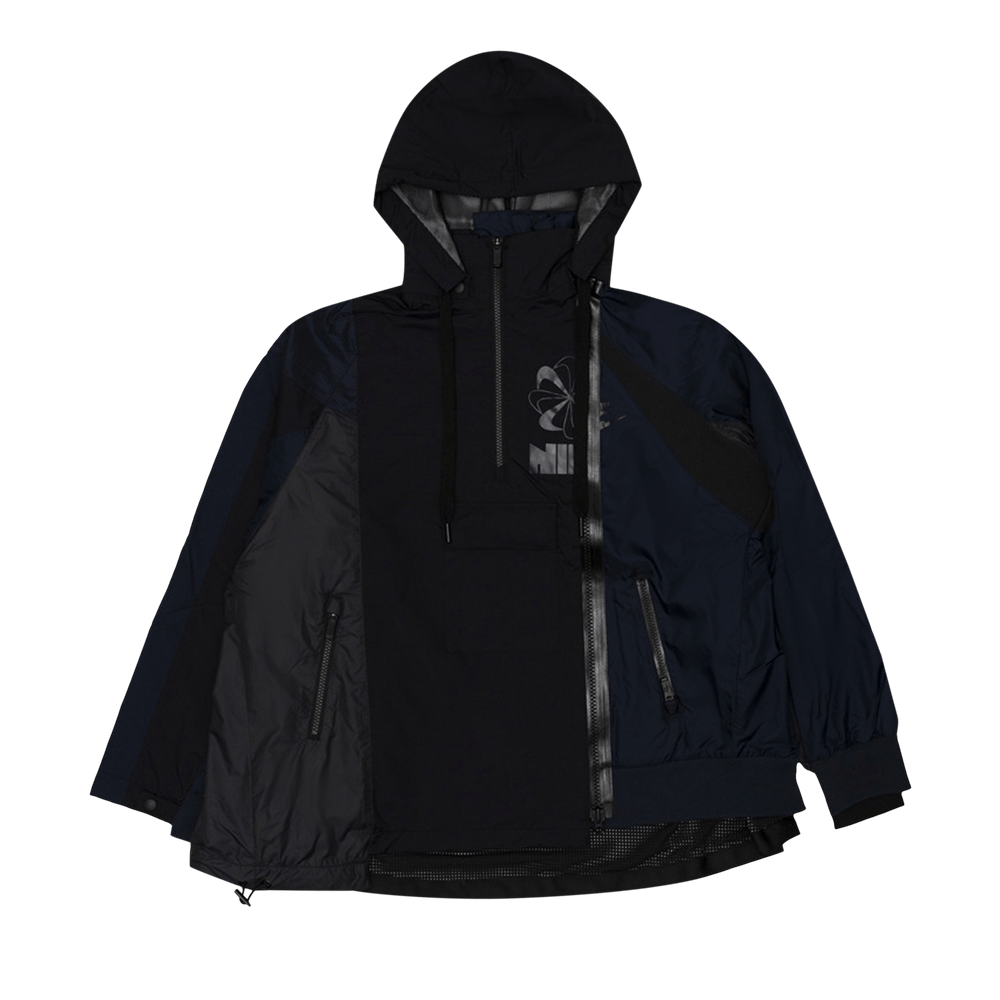 Buy Nike Women's x Sacai Double-Zip Jacket 'Black/Dark Obsidian