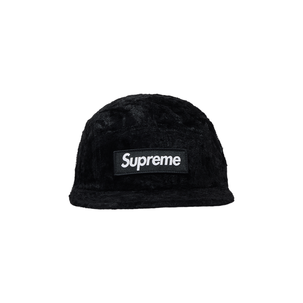 Buy Supreme x Goodenough Crushed Rayon Pile Camp Cap 'Black