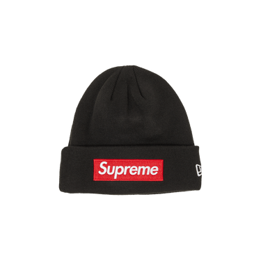 Buy Supreme x New Era Box Logo Beanie 'Black' - FW22BN10 BLACK | GOAT