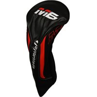 Used TaylorMade M6 Driver Black / Blood Orange Headcover Golf