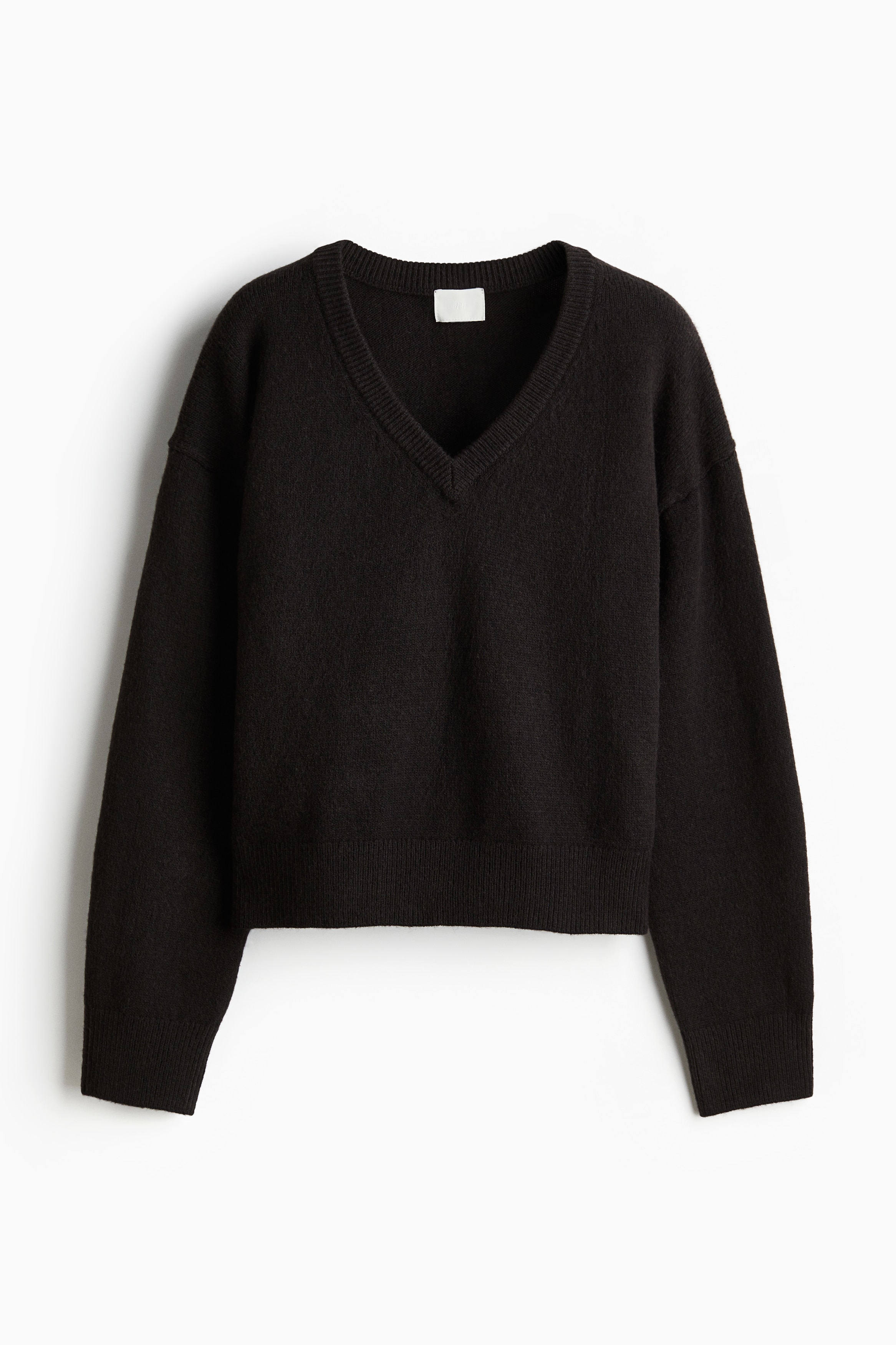 Women's Dark brown V-Neck Sweater | H&M CA