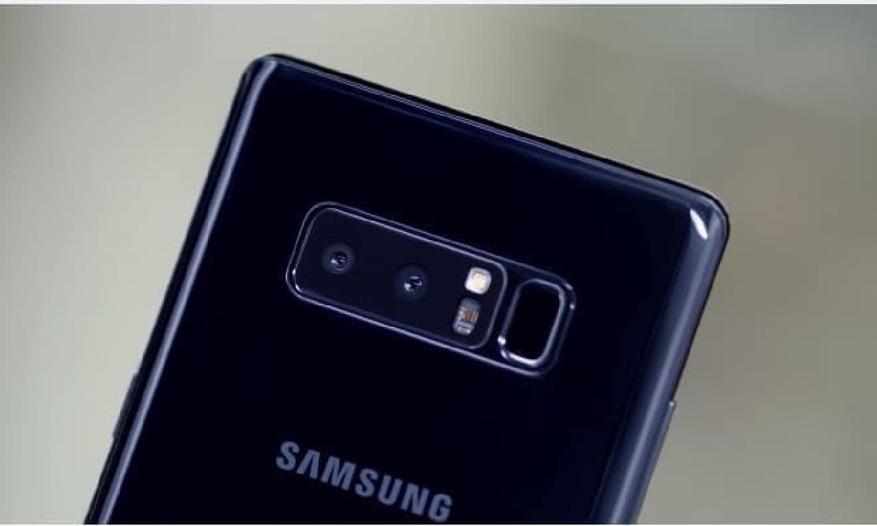 デカくなってる…最新スマホ「Galaxy Note8」、6.3インチ画面を採用