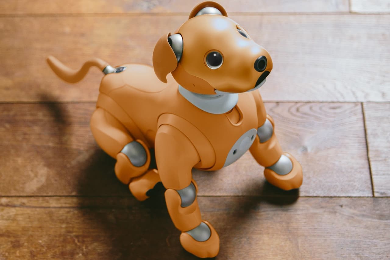 ソニー「aibo」に愛くるしいキャラメル・カラーの特別モデル
