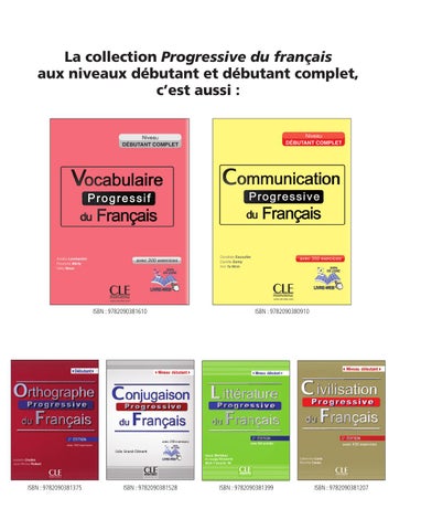 Grammaire progressive du français - Niveau débutant complet by CLE