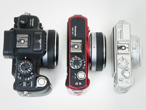 パンケーキが似合う薄型マイクロフォーサーズ――パナソニック「DMC-GF1