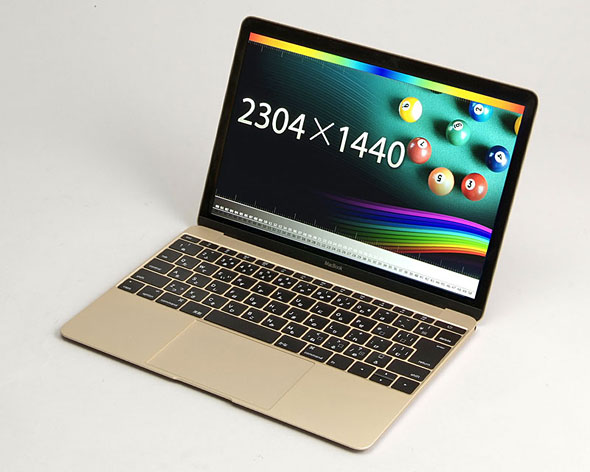 新しいMacBook」の12型RetinaディスプレイをPro／Airと徹底比較した