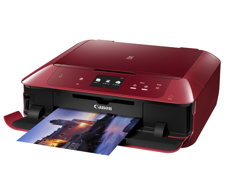 キヤノン、個人向けプリンタ「PIXUS」15年秋冬モデル――黒と赤が映える