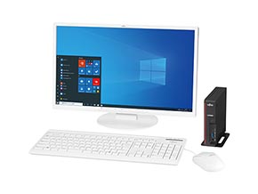 富士通、テレワーク利用にも向く小型デスクトップ「ESPRIMO G5010/E