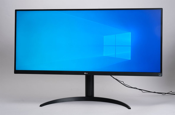 2560×1080ピクセル／75Hzの34型ウルトラワイド液晶「34WP550-B」で