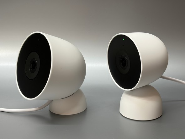 電源アダプターで給電する屋外向けの新型ネットワークカメラ「Google
