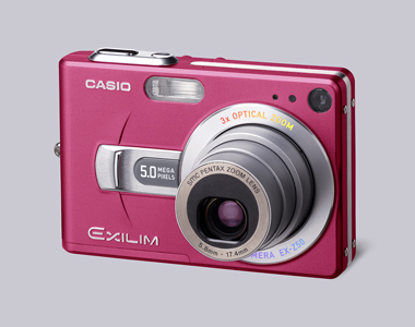 カシオ、「EX-Z50」に鮮やかなレッド／ブルーモデル追加 - ITmedia