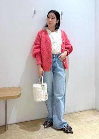 VIS(ビス) / 【洗える】ギャザーショルダージャガードブラウス