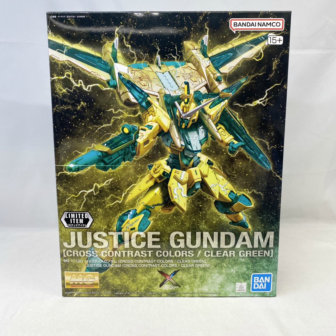 MG ジャスティスガンダム CROSS CONTRAST COLORS / CLEAR GREEN
