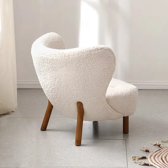 卸売りの安価な寝室用白いシングルソファデザイナーのラウンジチェア