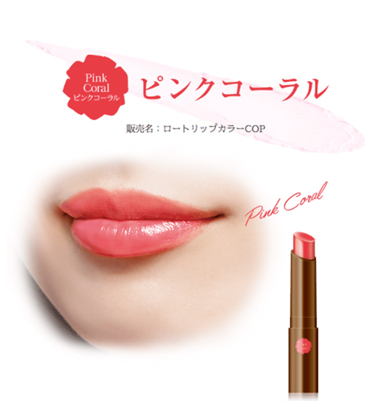リップザカラー3種12点セット（キャメルブラウン・ピンクコーラル