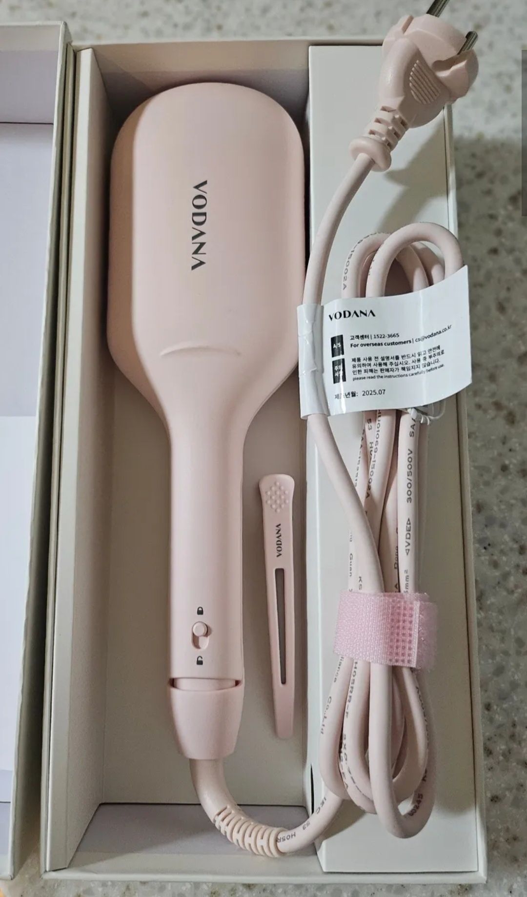 MUSINSA公式 | VODANA グロー ウェーブ カールアイロン 40mm パウダー