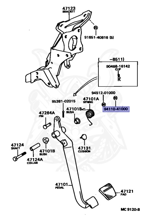 94110-41000 - Toyota - NUT - Nengun Performance