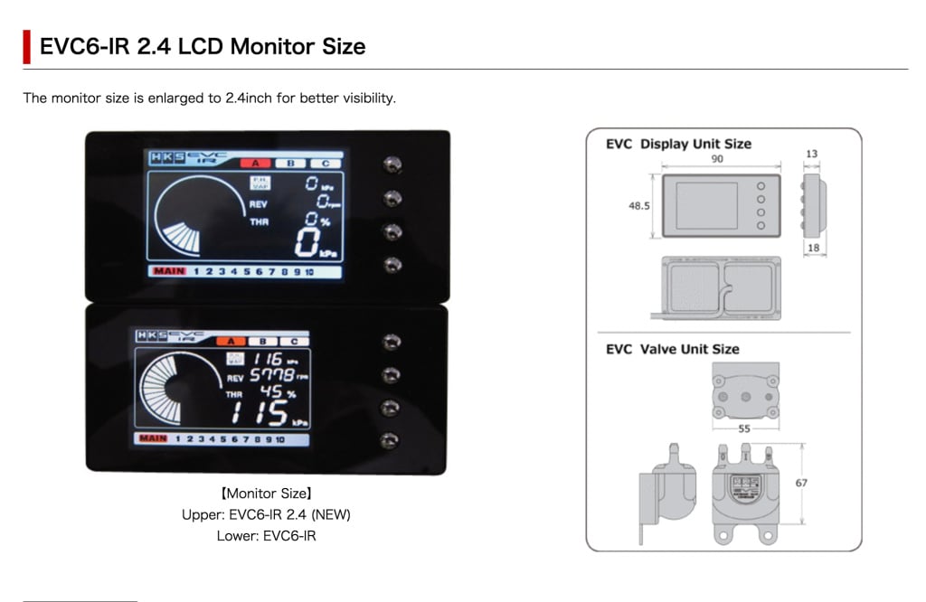 HKS - EVC 6 IR 2.4 Boost Controller - Nengun Performance