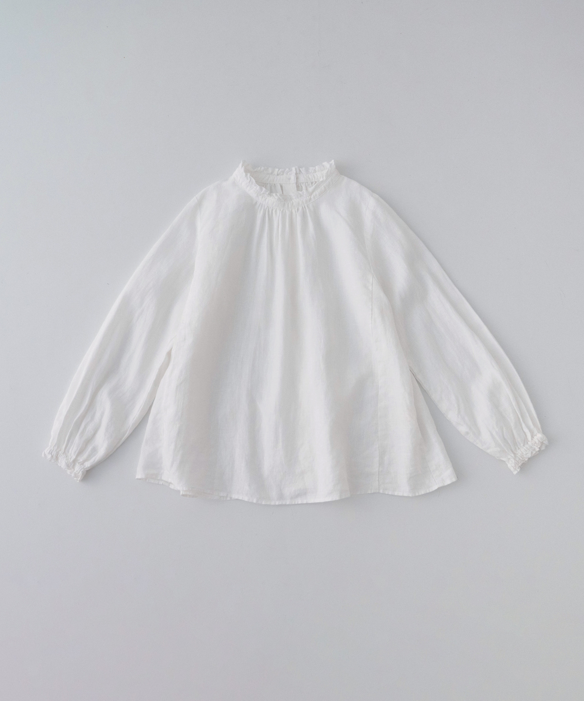 リネンスタンドフリルブラウス｜nest Robe / CONFECT ONLINE SHOP