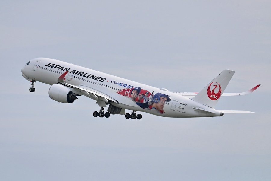 JAL、A350「DREAM SHO JET」就航 初便は大谷翔平選手ゆかりの地へ