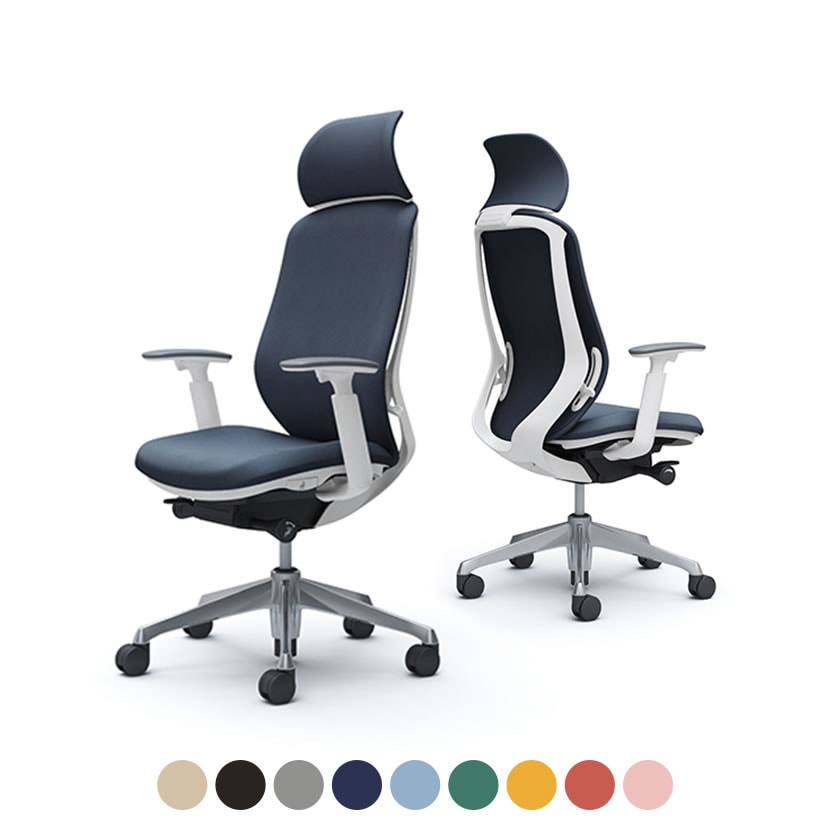 送料無料】 オカムラ シルフィー ヘッドレスト付き オフィスチェア