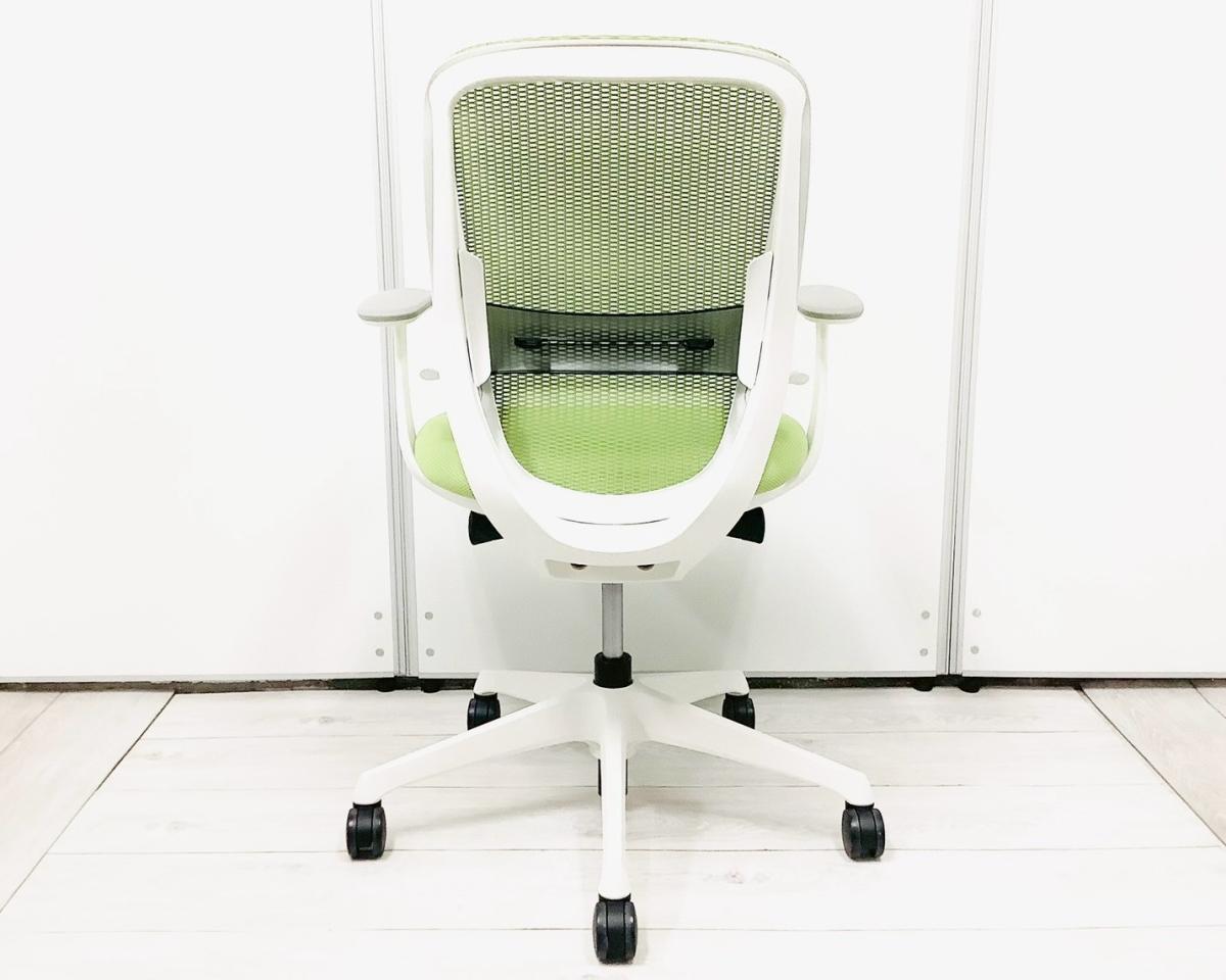 中古】シルフィーメッシュ オカムラ/okamura 肘付ローバックチェア