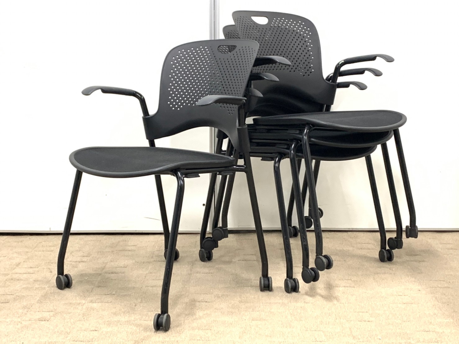 中古】ケイパー Herman Miller/ハーマンミラー スタッキングチェア