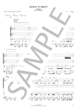 楽譜】HEAVY METAL THUNDER / SEX MACHINEGUNS (バンドスコア / 上級