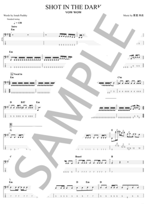 VOW WOW | 楽譜一覧 - Piascore 楽譜ストア