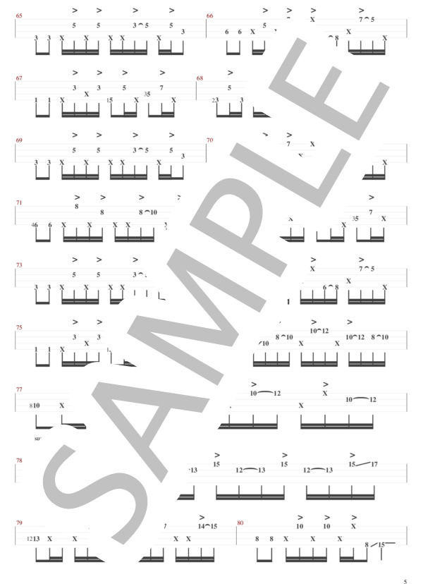 楽譜】97.9hz / Suspended 4th (エレキベース / 上級) - Piascore 楽譜