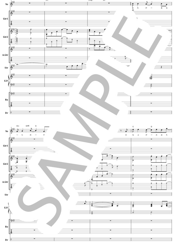 楽譜】オフコース / 秋の気配 バンド・スコア 楽譜 / 小田 和正