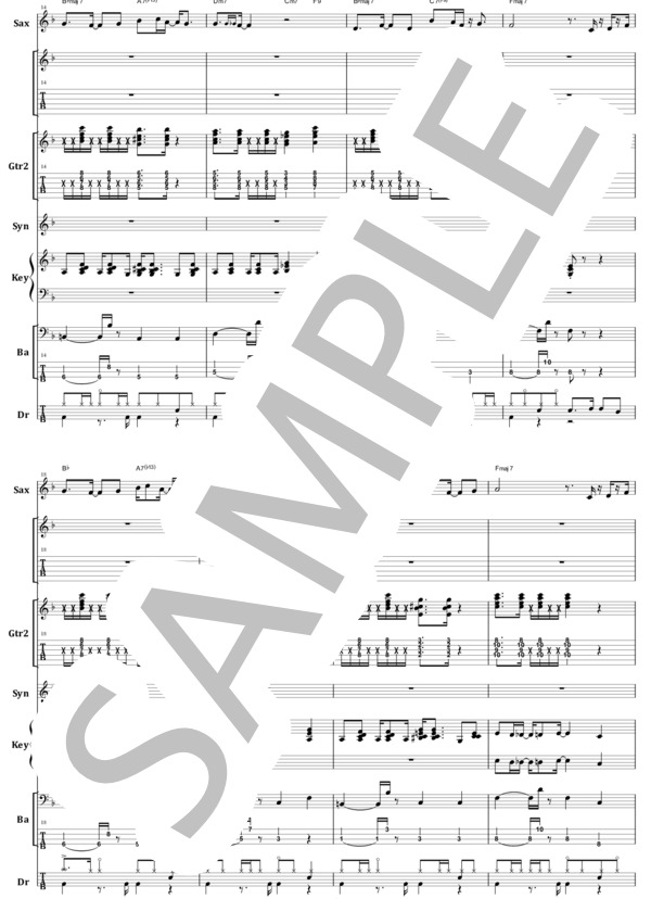 楽譜】ザ・スクエア / TAKARAJIMA バンド・スコア from68 / T-SQUARE