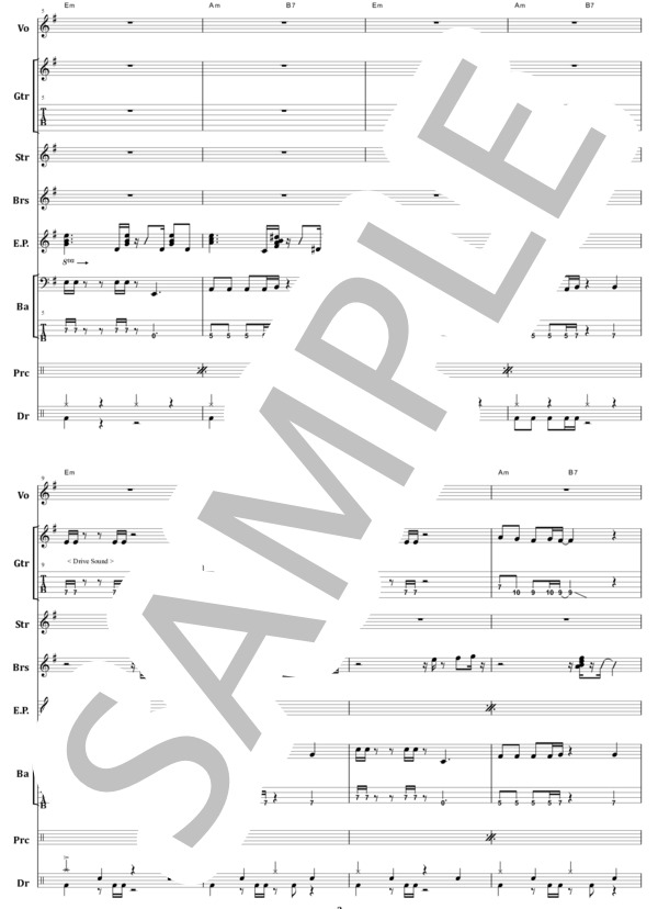 ☆楽譜/ザグッバイ/The Good Bye/タブ譜/バンドスコア/野村義男