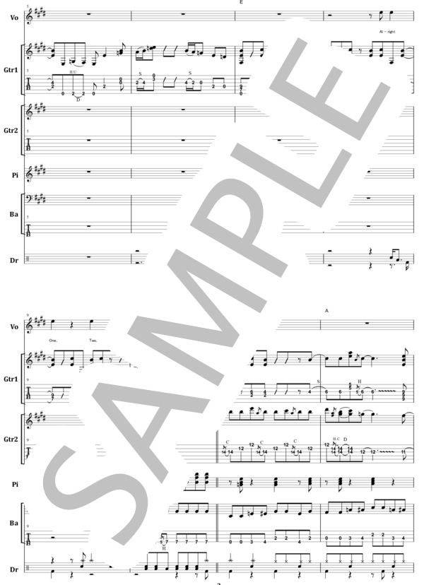 楽譜】プリンセス・プリンセス / GET CRAZY ! バンド・スコア from68