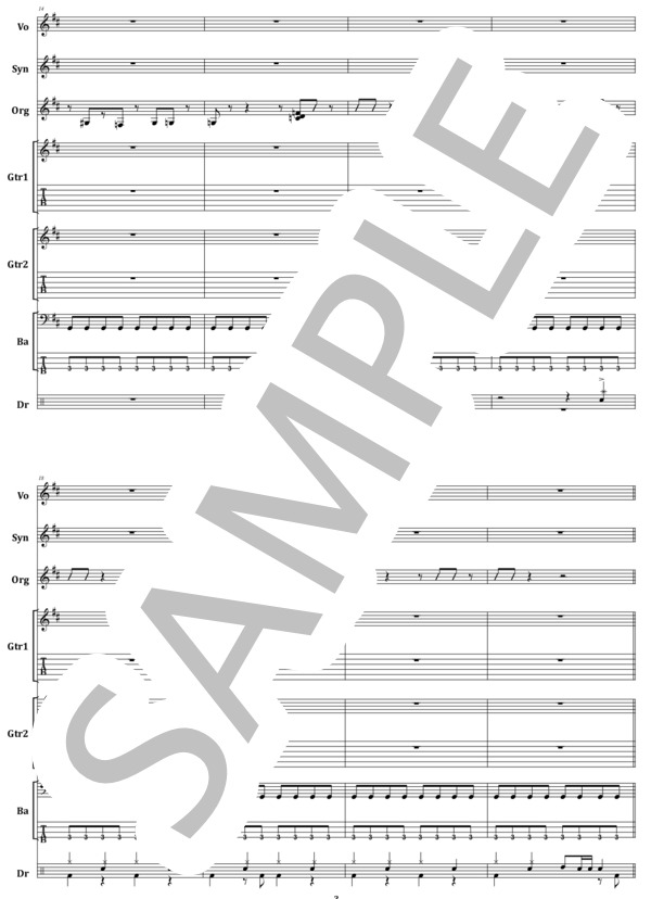 楽譜】ディープ・パープル / KNOCKING AT YOUR BACK DOOR バンド