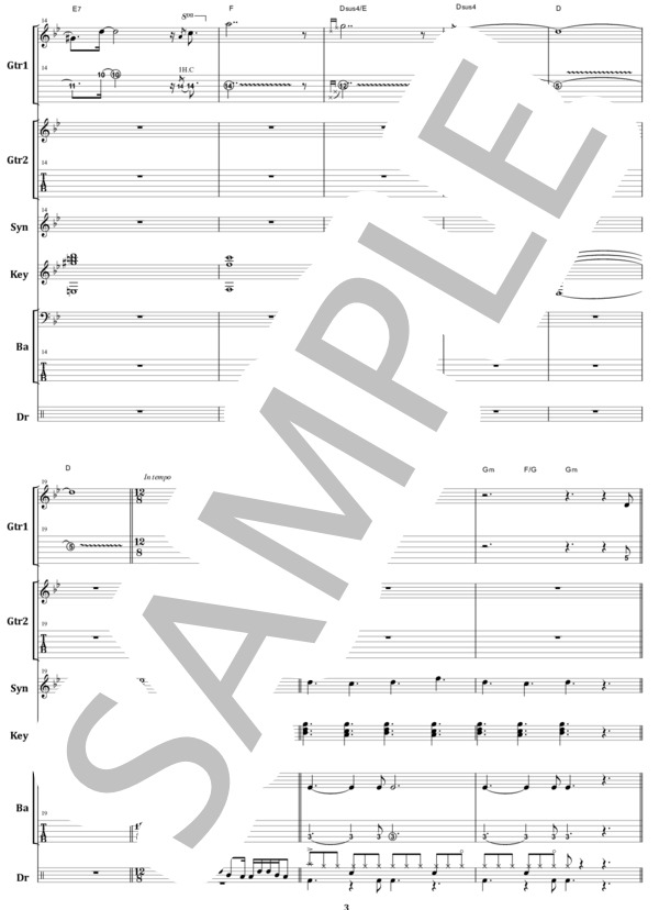 楽譜】ゲイリー・ムーア / ザ・ローナー バンド・スコア 楽譜