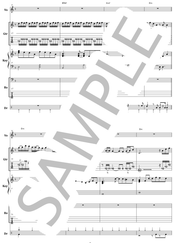 楽譜】マイケル・シェンカー ドクター・ドクター LIVE バンド・スコア