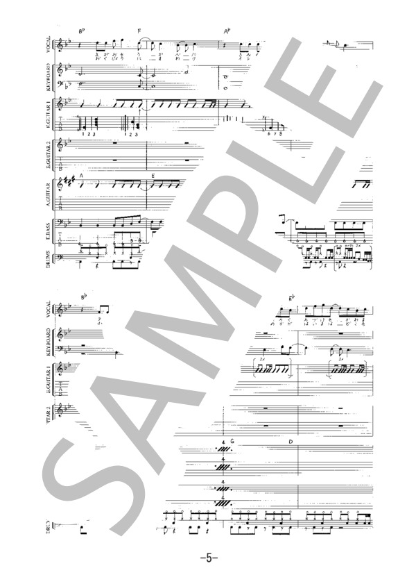 楽譜】ダンデライオン / BLANKEY JET CITY バンドスコア / BLANKEY JET