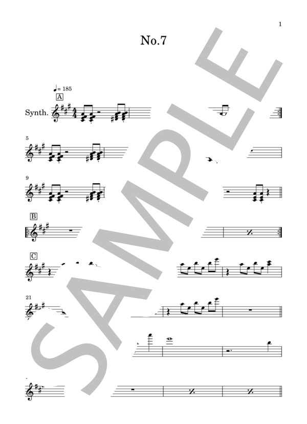 楽譜】No.7 / Mrs. GREEN APPLE (ピアノソロ / 中級) - Piascore 楽譜