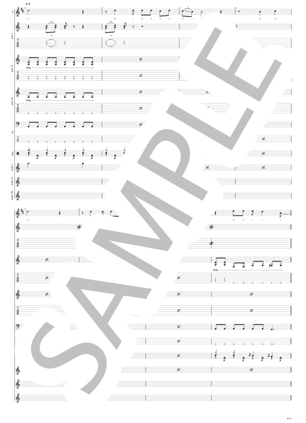 楽譜】くちづけ / BUCK-TICK (バンドスコア / 初〜中級) - Piascore