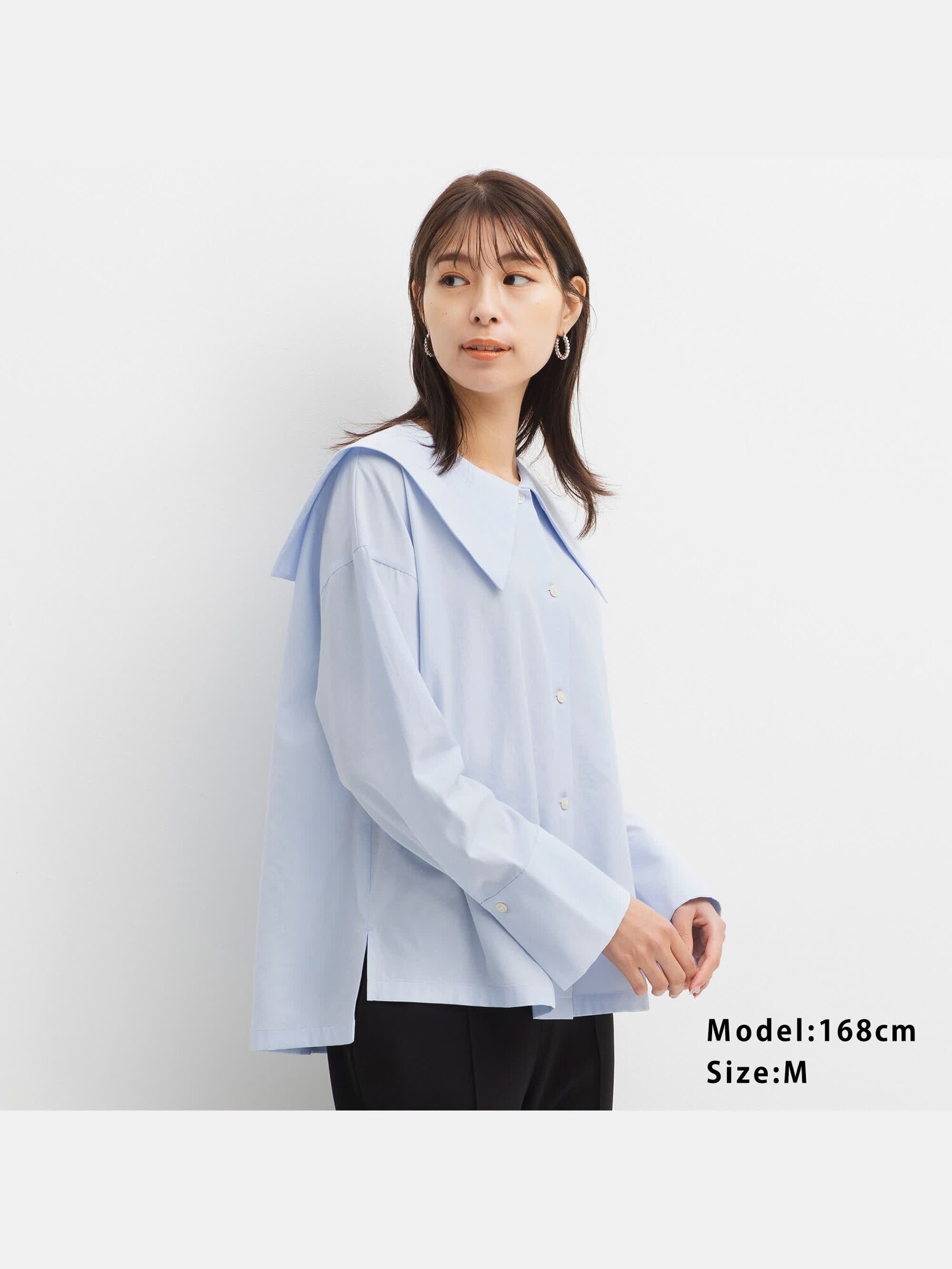 PLST(プラステ)公式 | トリアセコットンセーラーカラーブラウス